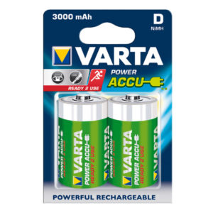 Batterij D / Mono 2x oplaadbaar